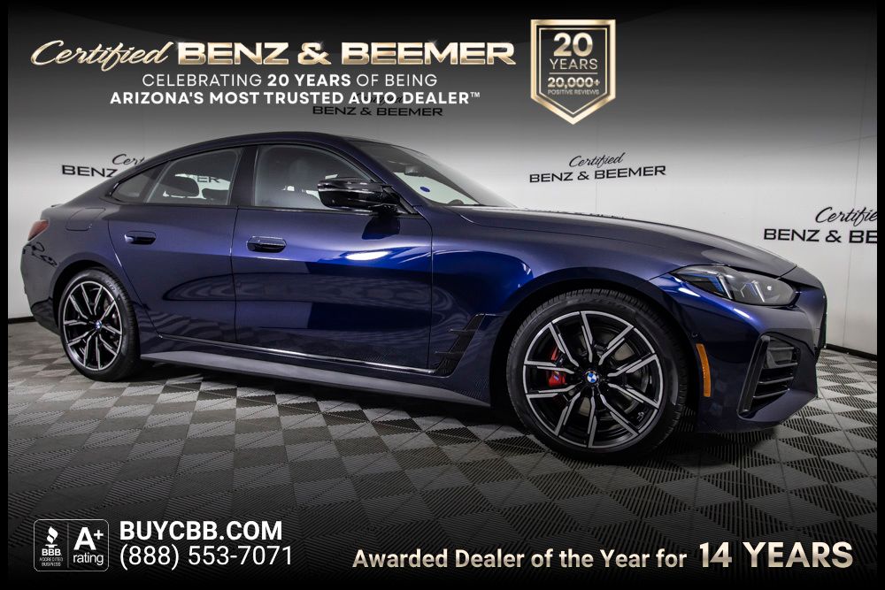 Tanzanite Blue II Metallic 2026 BMW 4 Series Sedan Rear-Wheel Drive 8-Speed Automatic