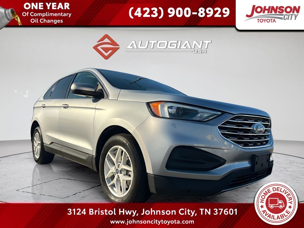 Iconic Silver Metallic 2022 Ford Edge SEL AWD SUV / Crossover All-Wheel Drive 8-Speed Automatic