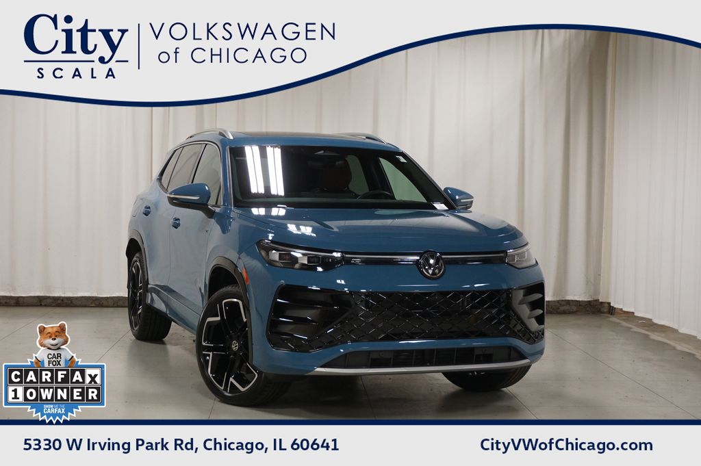 Monterey Blue Pearl 2025 Volkswagen Tiguan SEL R-Line 4Motion SUV / Crossover All-Wheel Drive 8-Speed Automatic
