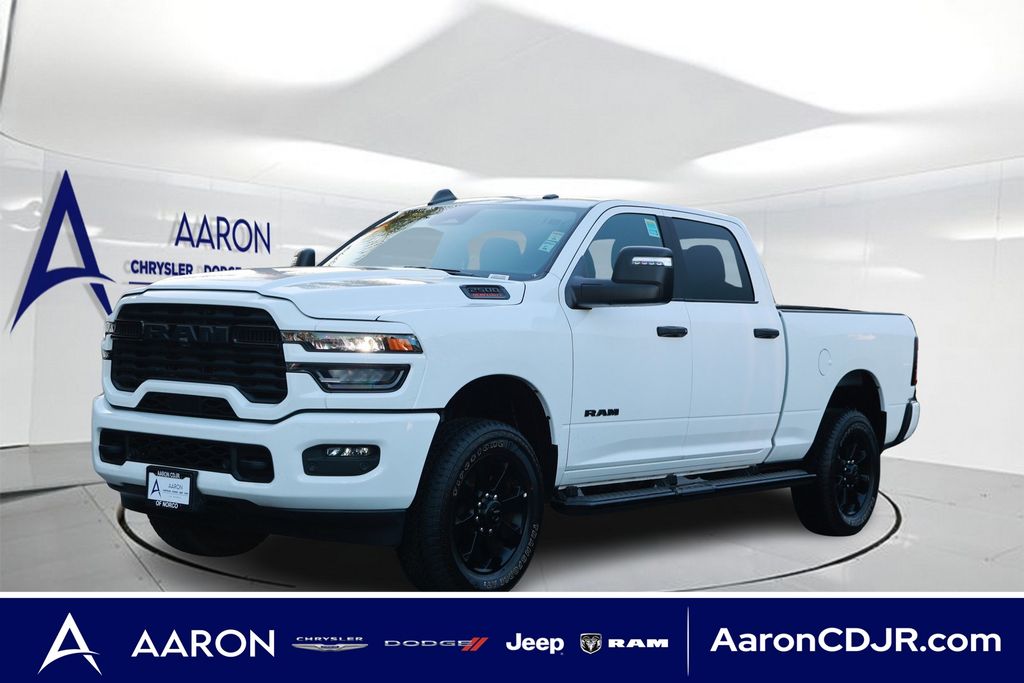 Bright White Clearcoat 2025 RAM 2500 Pickup Truck Four-Wheel Drive 8-Speed Automatic