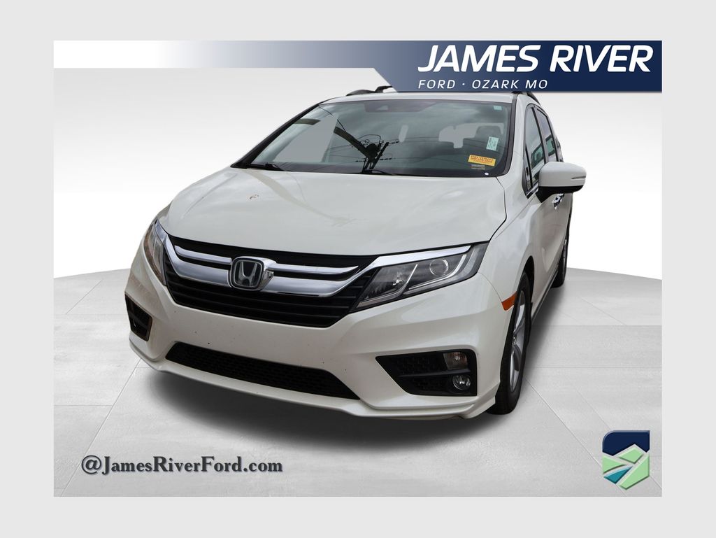 Diamond White Pearl 2018 Honda Odyssey EX-L FWD Minivan Front-Wheel Drive 9-Speed Automatic