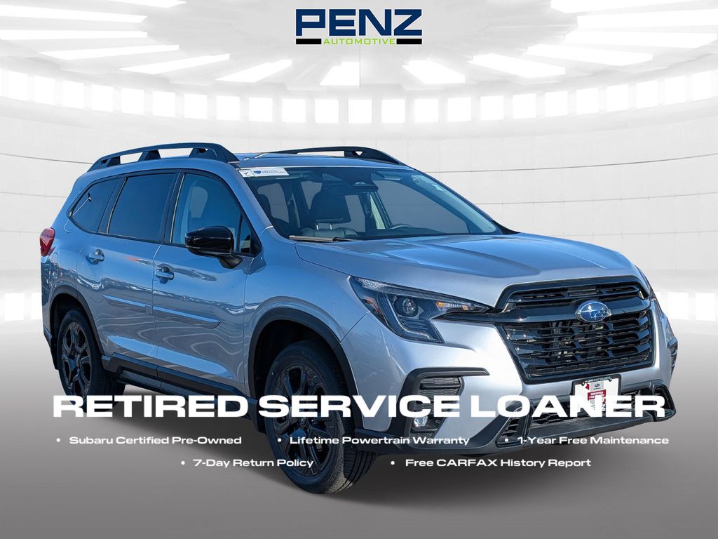 Ice Silver Metallic 2025 Subaru Ascent Onyx Edition Touring AWD SUV / Crossover All-Wheel Drive Continuously Variable Transmission