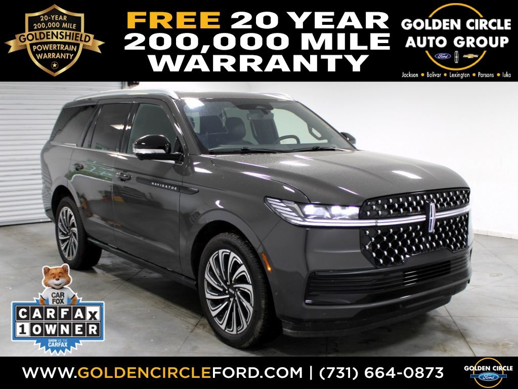 Black (Chroma Caviar Dark Gray Metallic Clearcoat) 2025 Lincoln Navigator Black Label 4WD SUV / Crossover Four-Wheel Drive Automatic