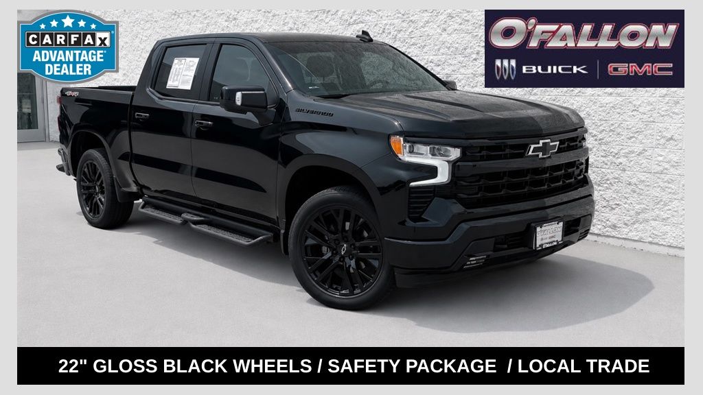 Dark Ash Metallic 2022 Chevrolet Silverado 1500 Pickup Truck Four-Wheel Drive Automatic
