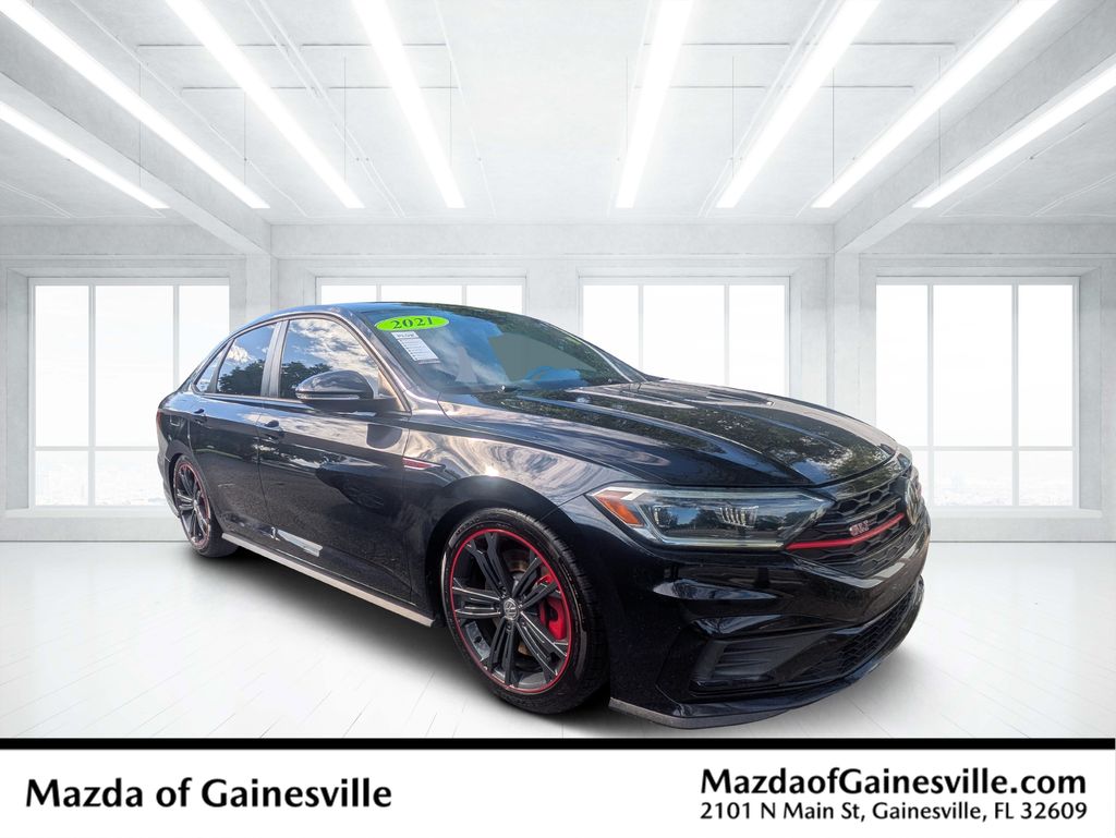 Black 2019 Volkswagen Jetta GLI Sedan Front-Wheel Drive 6-Speed Manual
