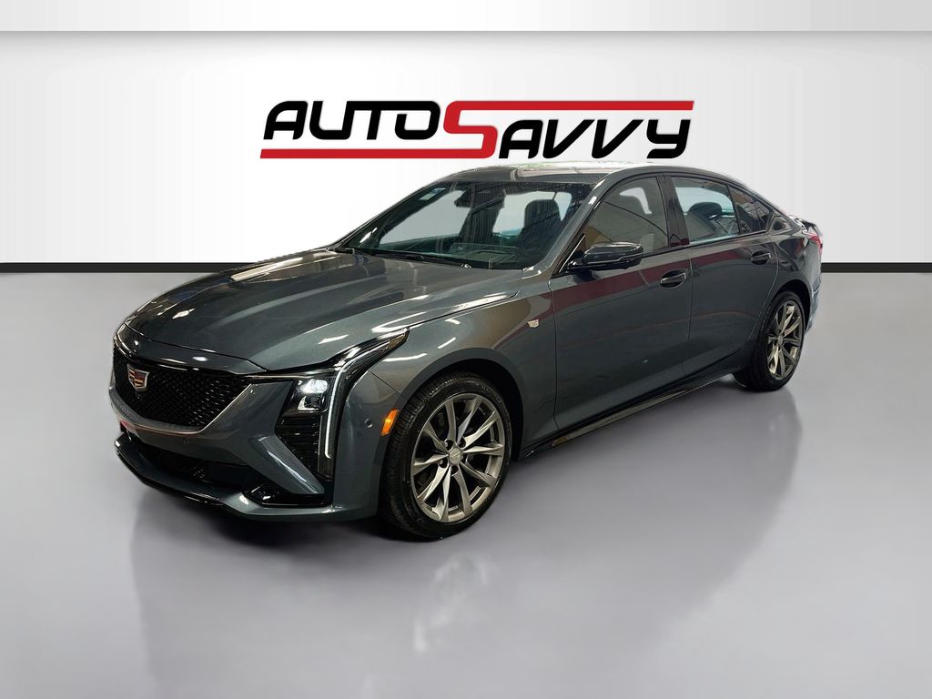 Used 2025 Deep Space Metallic Cadillac Sport image 3