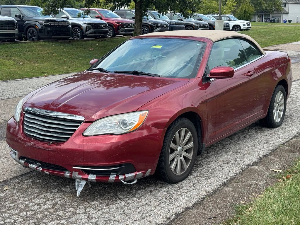 Deep Cherry Red Crystal Pearlcoat 2011 Chrysler 200 Convertible Front-Wheel Drive 6-Speed Automatic