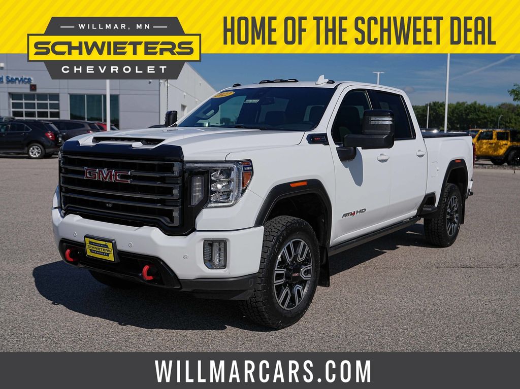 Summit White 2022 GMC Sierra 2500HD Pickup Truck Four-Wheel Drive 6-Speed Automatic