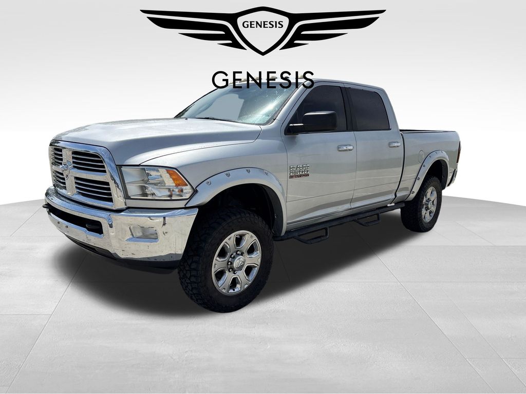 Bright Silver Clearcoat Metallic 2014 RAM 2500 Lone Star Crew Cab 4WD Pickup Truck Four-Wheel Drive 6-Speed Automatic