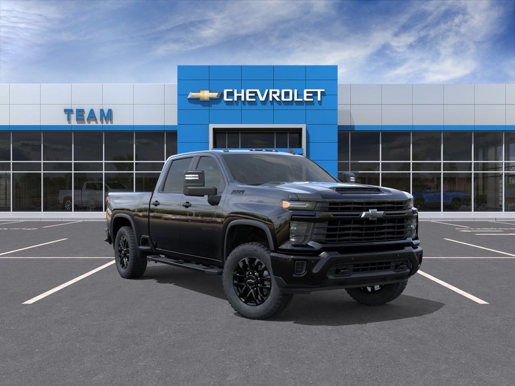 Black 2026 Chevrolet Silverado 2500HD Pickup Truck Four-Wheel Drive Automatic