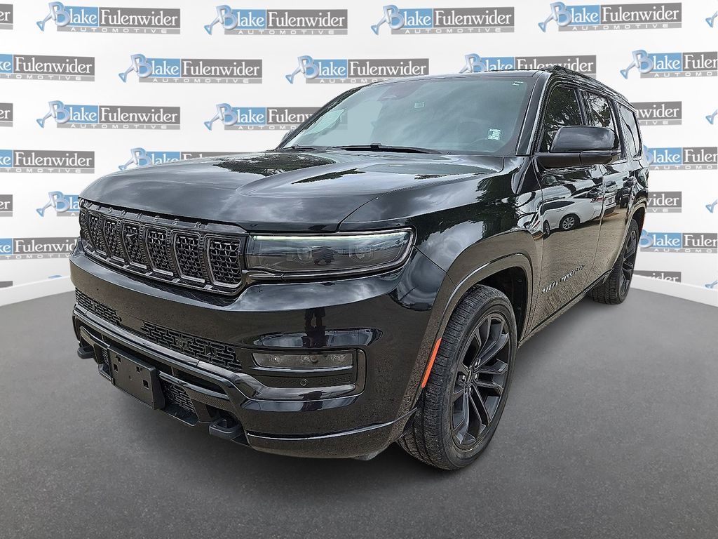 Diamond Black Crystal Pearlcoat 2023 Jeep Grand Wagoneer SUV / Crossover Four-Wheel Drive 8-Speed Automatic