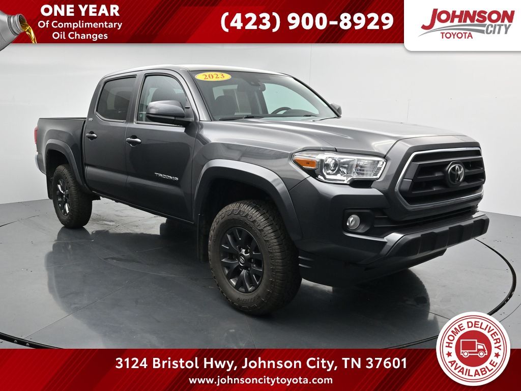 Magnetic Gray Metallic 2023 Toyota Tacoma Pickup Truck Four-Wheel Drive 6-Speed Automatic