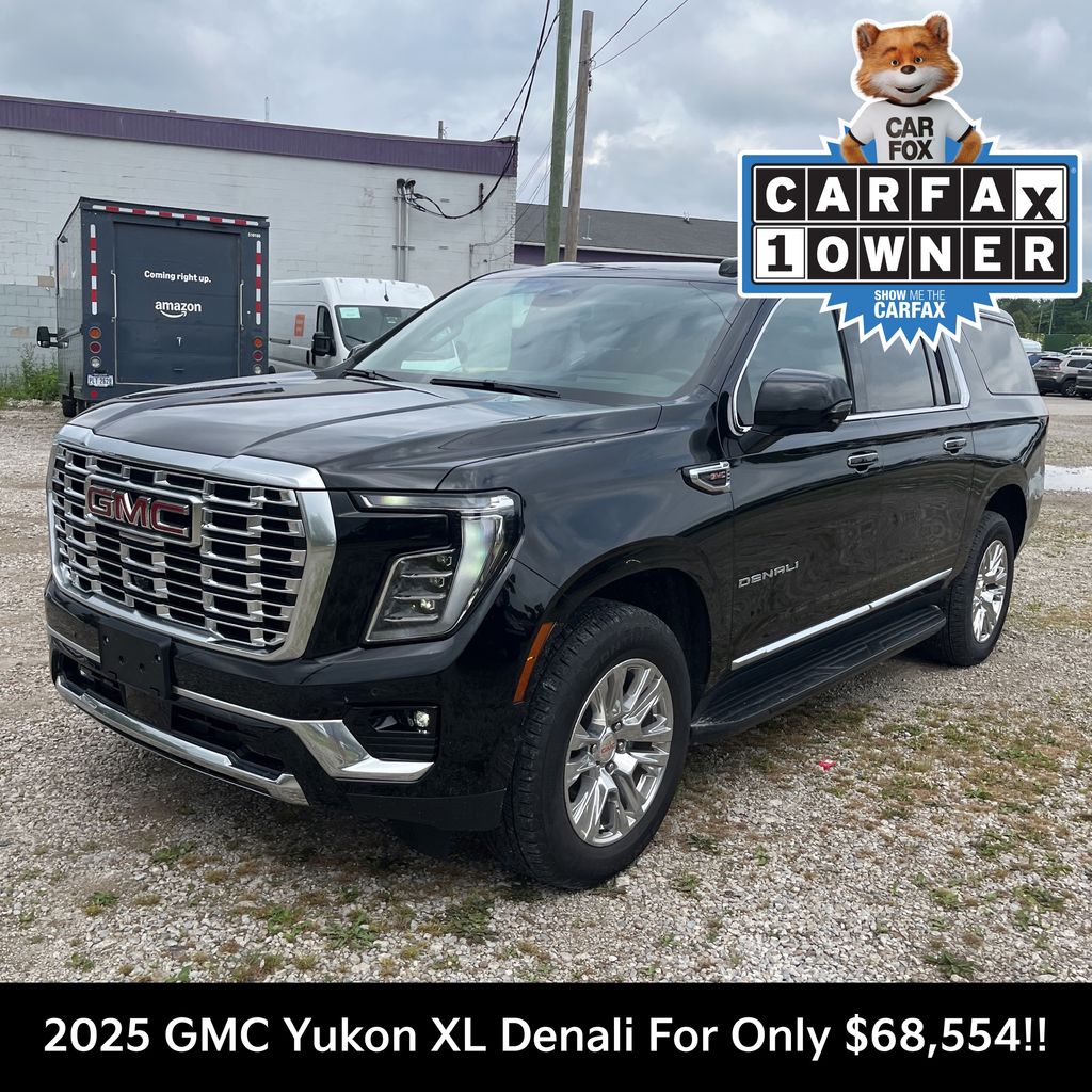 Onyx Black 2025 GMC Yukon XL SUV / Crossover Four-Wheel Drive 