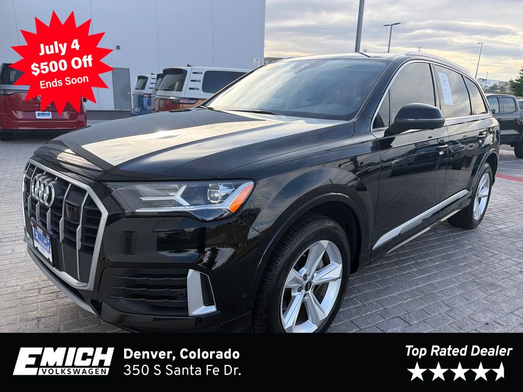 Mythos Black Metallic 2023 Audi Q7 SUV / Crossover All-Wheel Drive 8-Speed Automatic