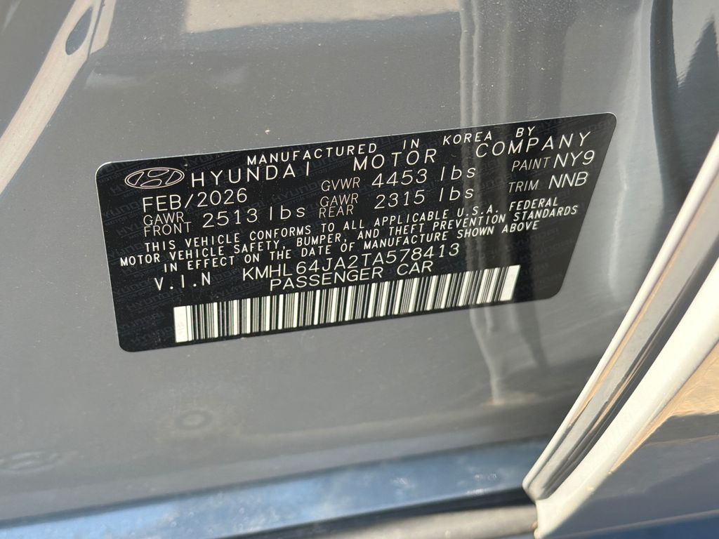 New 2026 Blue Hyundai SEL Sport image 34