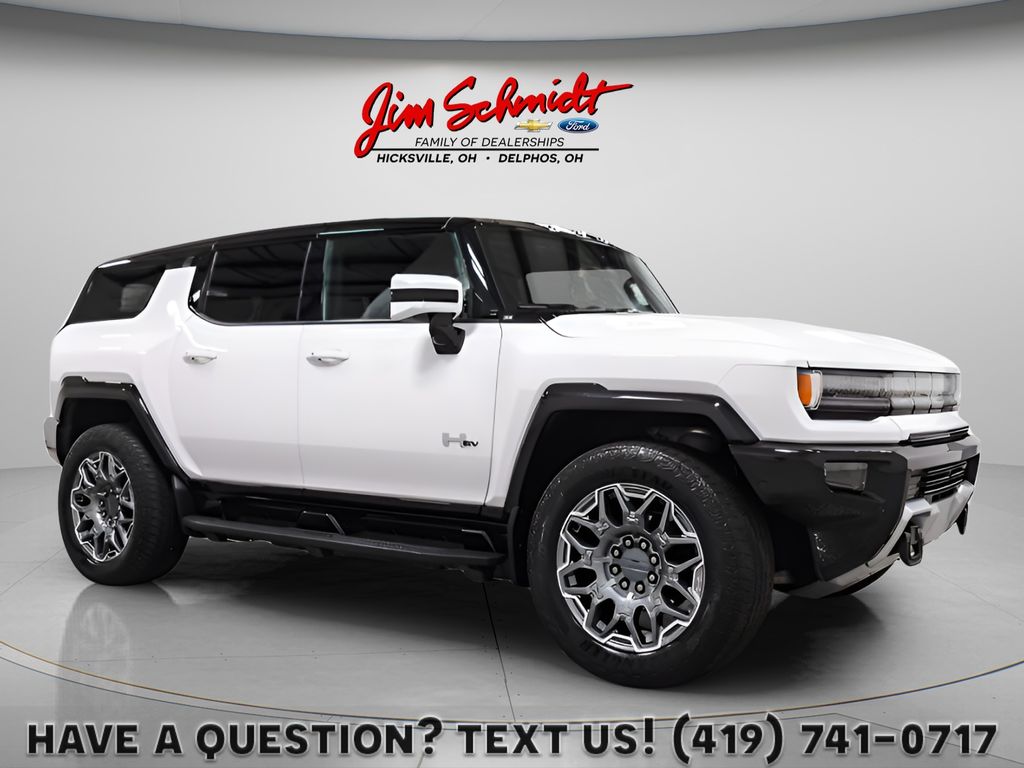 Interstellar White 2024 GMC Hummer EV SUV 3X AWD SUV / Crossover All-Wheel Drive 1-Speed Automatic