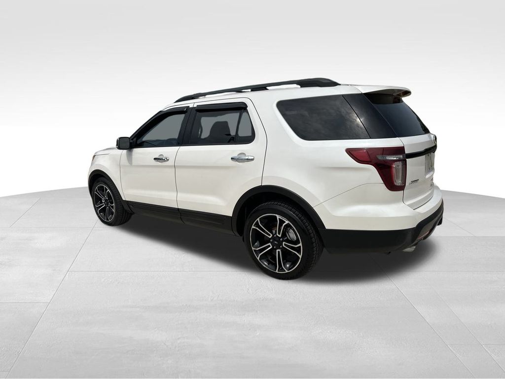 2014 White Platinum Clearcoat Metallic Ford Explorer Sport 4X4 SUV