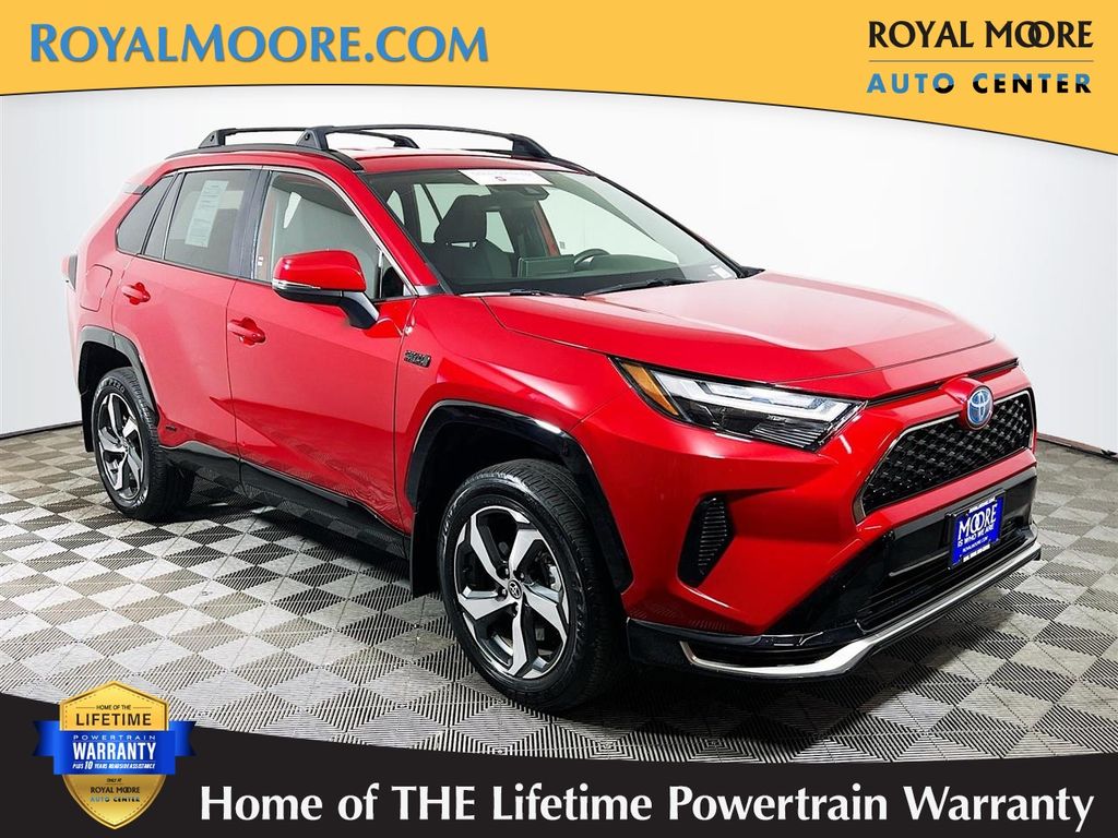 Supersonic Red 2023 Toyota RAV4 Prime SUV / Crossover All-Wheel Drive Continuously Variable Transmission