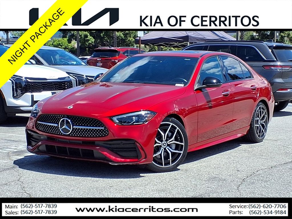 MANUFAKTUR Cardinal Red Metallic 2022 Mercedes-Benz C-Class C 300 Sedan RWD Sedan Rear-Wheel Drive 9-Speed Automatic