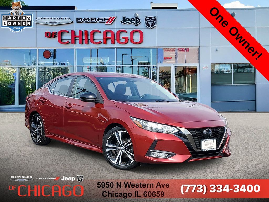 Red (Scarlet Ember Tintcoat) 2022 Nissan Sentra Sedan Front-Wheel Drive Continuously Variable Transmission