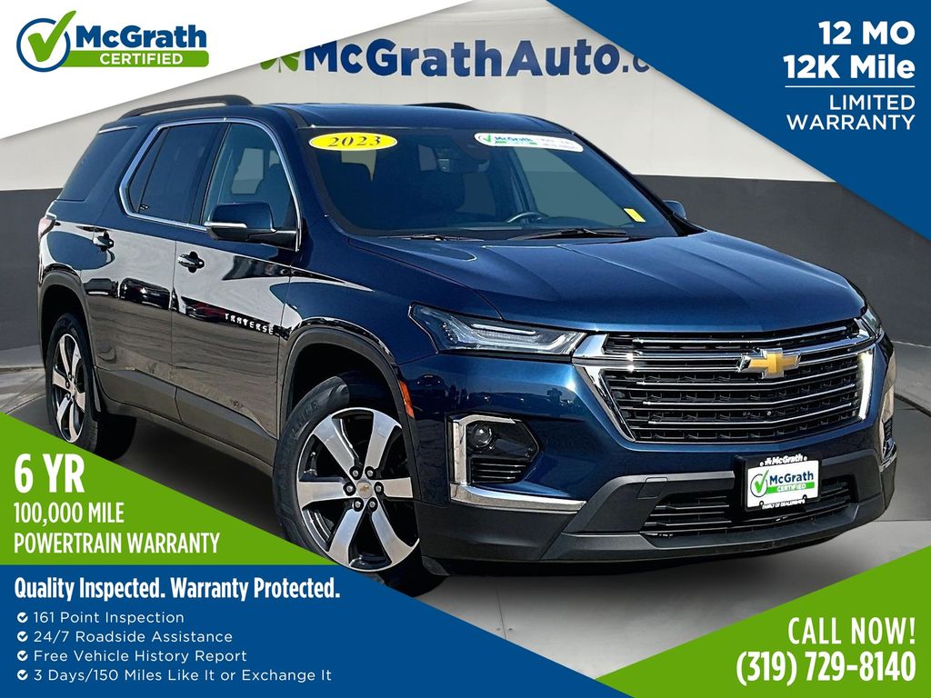 Northsky Blue Metallic 2023 Chevrolet Traverse SUV / Crossover Four-Wheel Drive 9-Speed Automatic