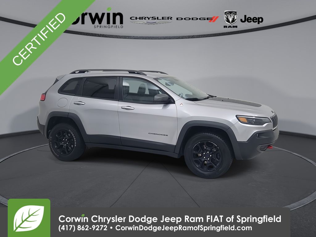 Billet Silver Metallic Clearcoat 2019 Jeep Cherokee Trailhawk 4WD SUV / Crossover Four-Wheel Drive 9-Speed Automatic