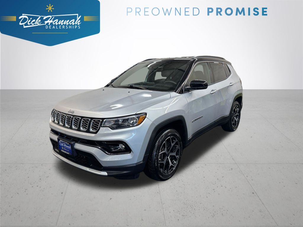 Silver Zynith Metallic Clearcoat 2025 Jeep Compass SUV / Crossover Four-Wheel Drive 8-Speed Automatic