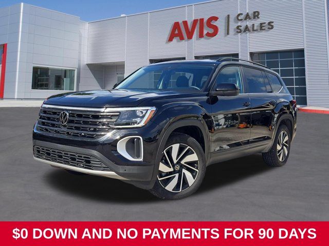Black 2025 Volkswagen Atlas SUV / Crossover Front-Wheel Drive 8-Speed Automatic