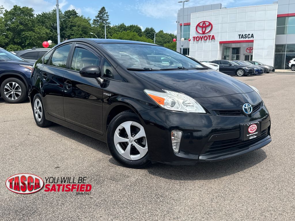 Black 2015 Toyota Prius Three Hatchback Front-Wheel Drive Continuously Variable Transmission