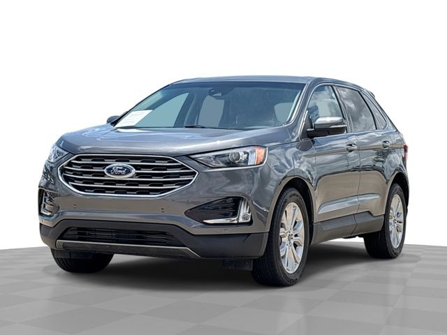 Gray Metallic 2024 Ford Edge Titanium AWD SUV / Crossover All-Wheel Drive 8-Speed Automatic