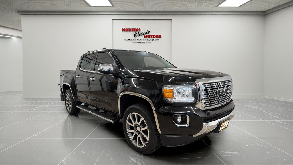 Onyx Black 2018 GMC Canyon Pickup Truck Four-Wheel Drive 8-Speed Automatic