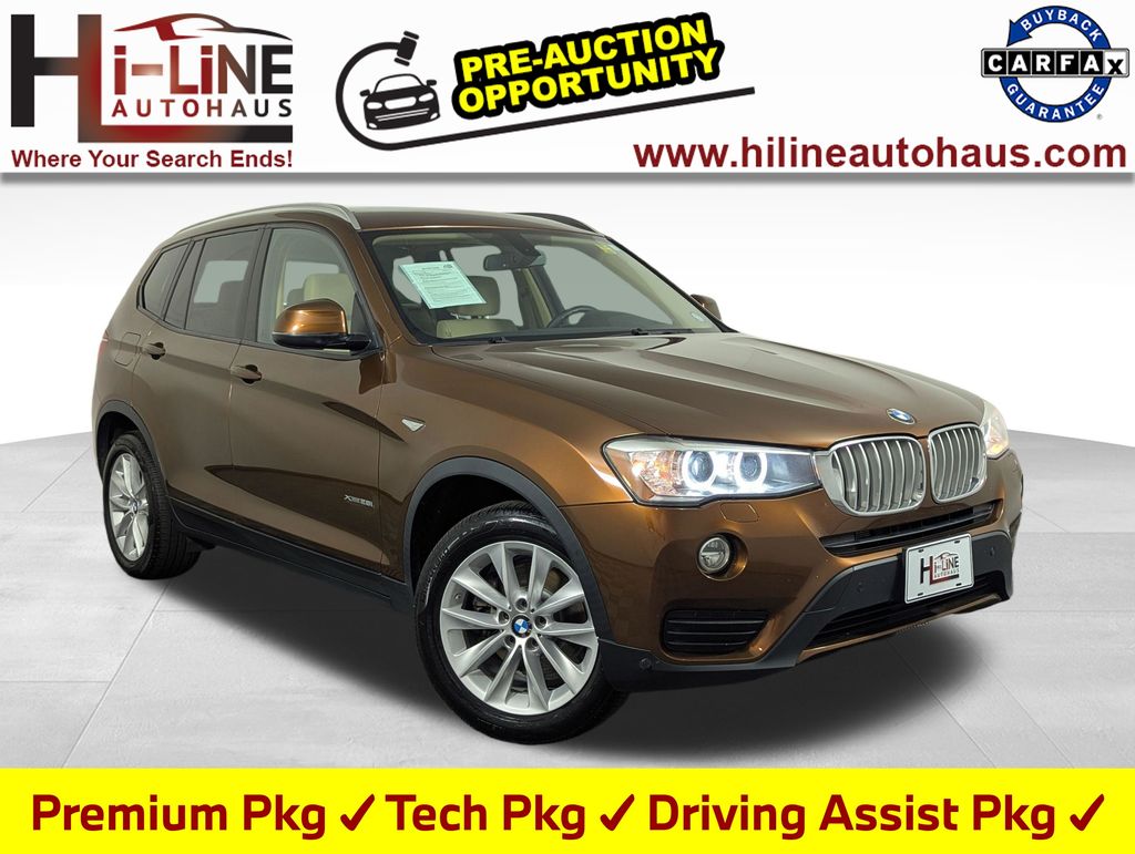 Chestnut Bronze Metallic 2017 BMW X3 SUV / Crossover All-Wheel Drive 8-Speed Automatic