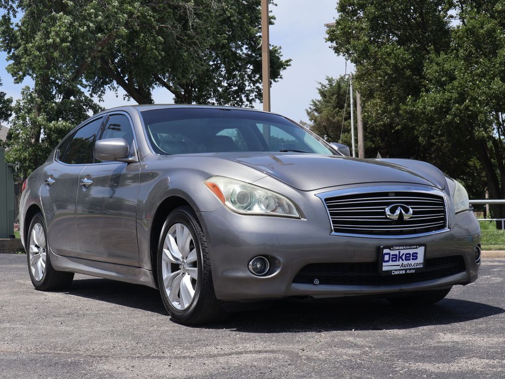 Gray (Platinum Graphite) 2011 INFINITI M37 Sedan Rear-Wheel Drive 7-Speed Automatic