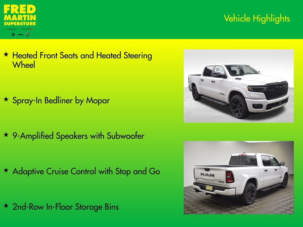 new 2026 Ram 1500 car, priced at $52,767