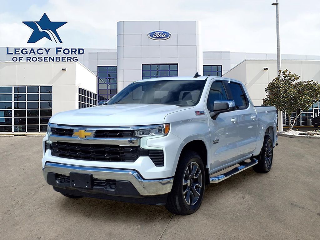 Summit White 2024 Chevrolet Silverado 1500 Pickup Truck Four-Wheel Drive Automatic