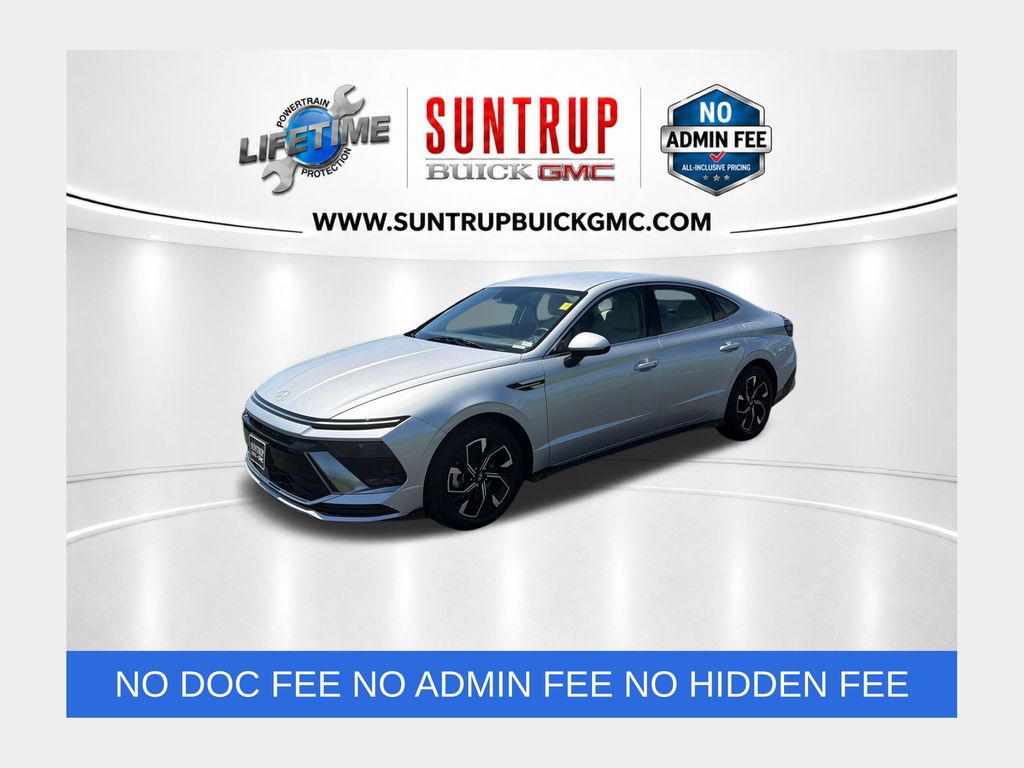 Aero Silver 2025 Hyundai Sonata Sedan Front-Wheel Drive 8-Speed Automatic