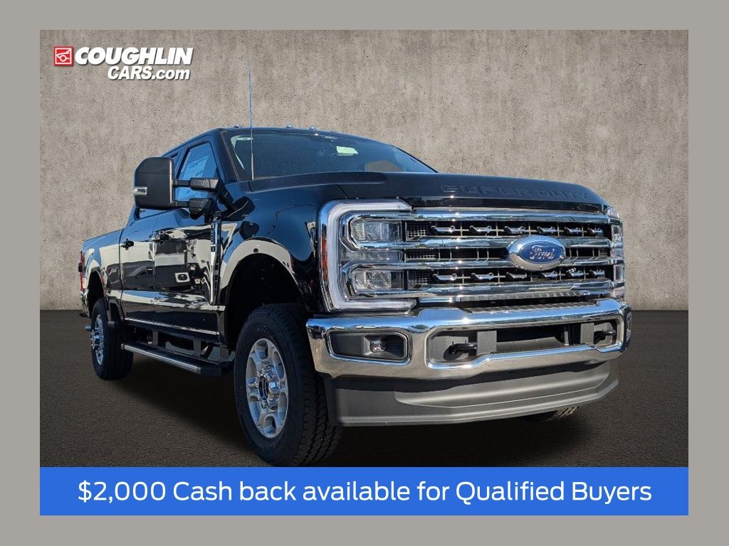 Black Metallic 2026 Ford F-250 Super Duty Pickup Truck Four-Wheel Drive Automatic