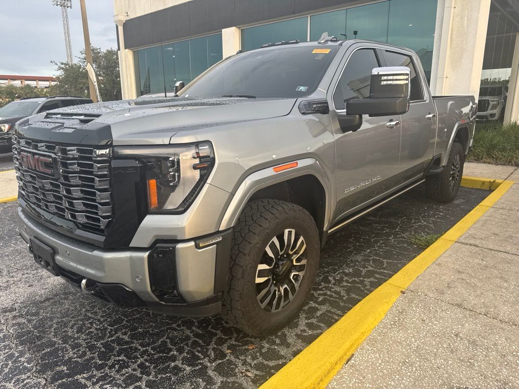 Sterling Metallic 2025 GMC Sierra 3500HD Pickup Truck Four-Wheel Drive Automatic