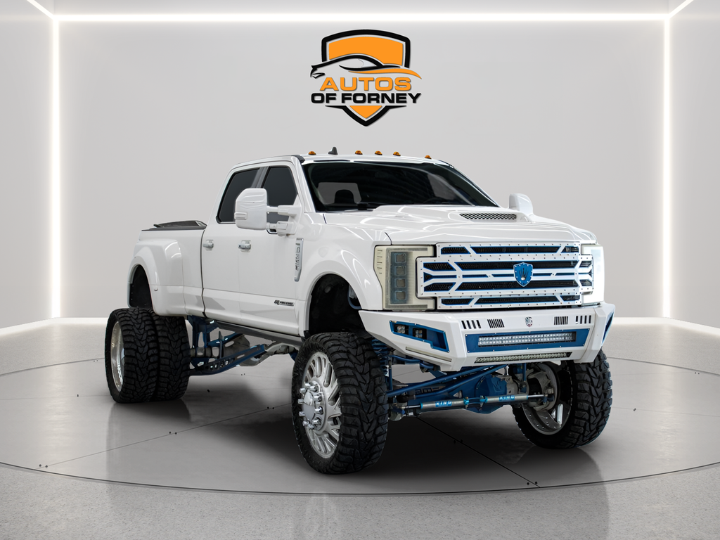 White Platinum 2019 Ford F-350 Super Duty Limited Crew Cab LB DRW 4WD Pickup Truck Four-Wheel Drive 6-Speed Automatic