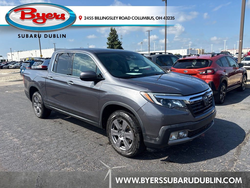 Gray 2020 Honda Ridgeline Pickup Truck All-Wheel Drive 9-Speed Automatic