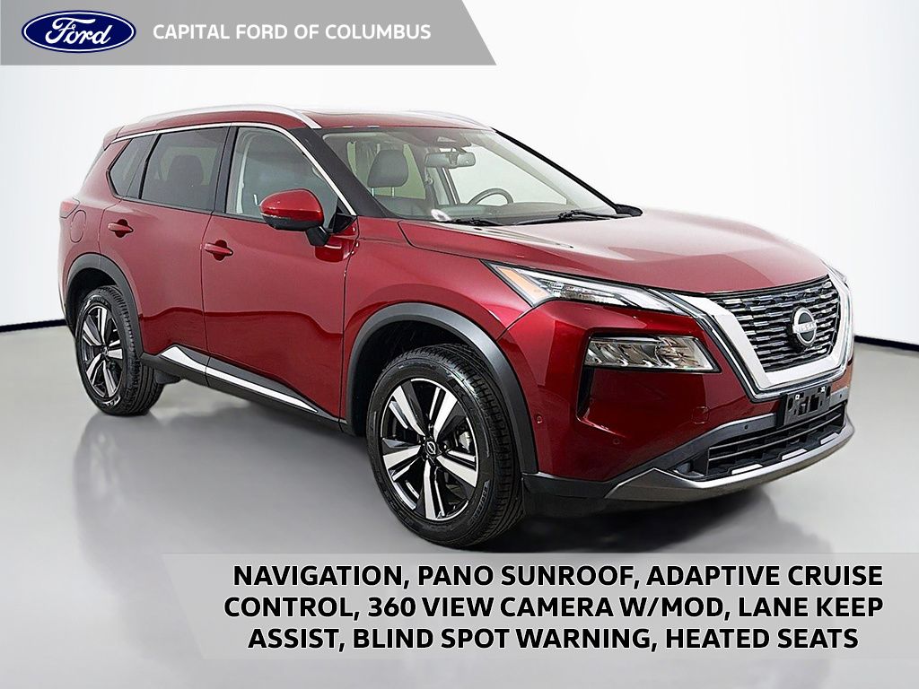 Red (Scarlet Ember Tintcoat) 2023 Nissan Rogue SUV / Crossover All-Wheel Drive Continuously Variable Transmission