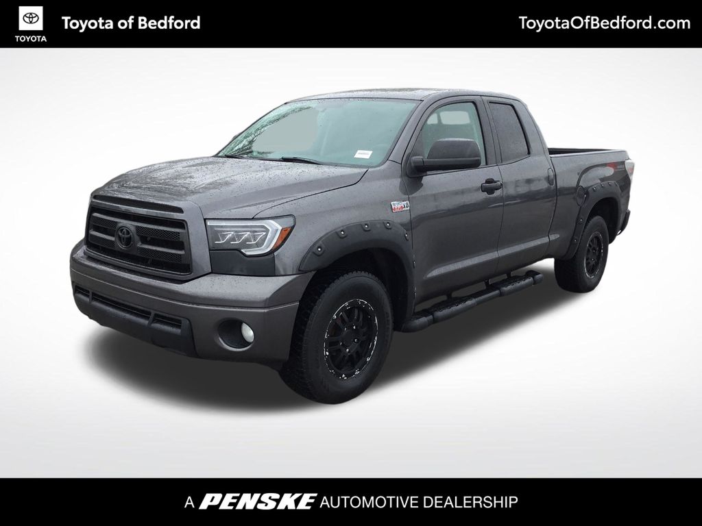 Magnetic Gray Metallic 2013 Toyota Tundra Grade Double Cab 5.7L 4WD Pickup Truck Four-Wheel Drive 6-Speed Automatic Overdrive
