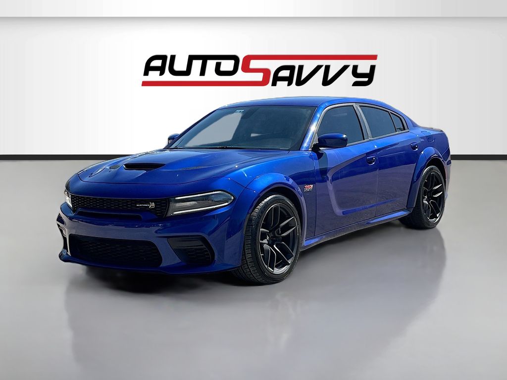 2022 Dodge Charger R/T Scat Pack Widebody Blue at AutoSavvy Houston Southwest