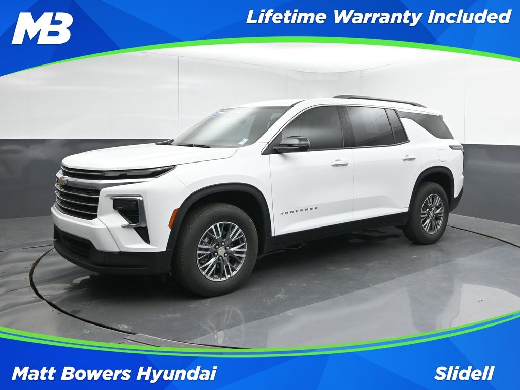 Summit White 2025 Chevrolet Traverse SUV / Crossover Front-Wheel Drive 8-Speed Automatic