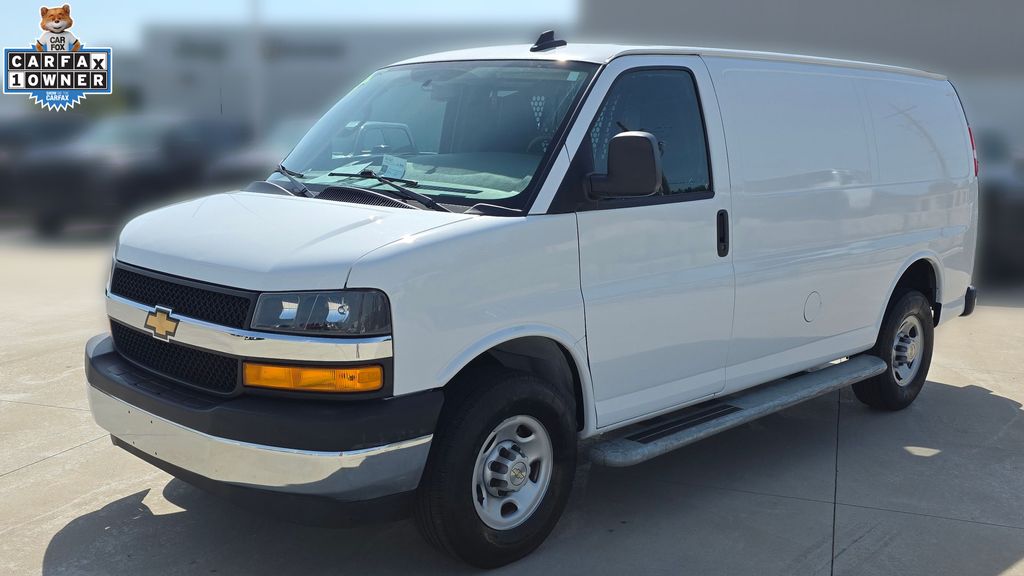Summit White 2024 Chevrolet Express Cargo Van Rear-Wheel Drive 8-Speed Automatic Overdrive