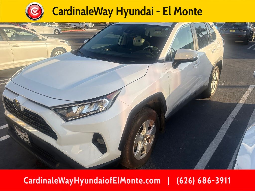 Super White 2021 Toyota RAV4 SUV / Crossover Front-Wheel Drive 8-Speed Automatic