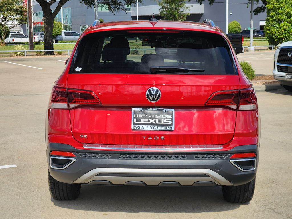 2022 Volkswagen Taos 1.5T SE Red at DeMontrond Mazda