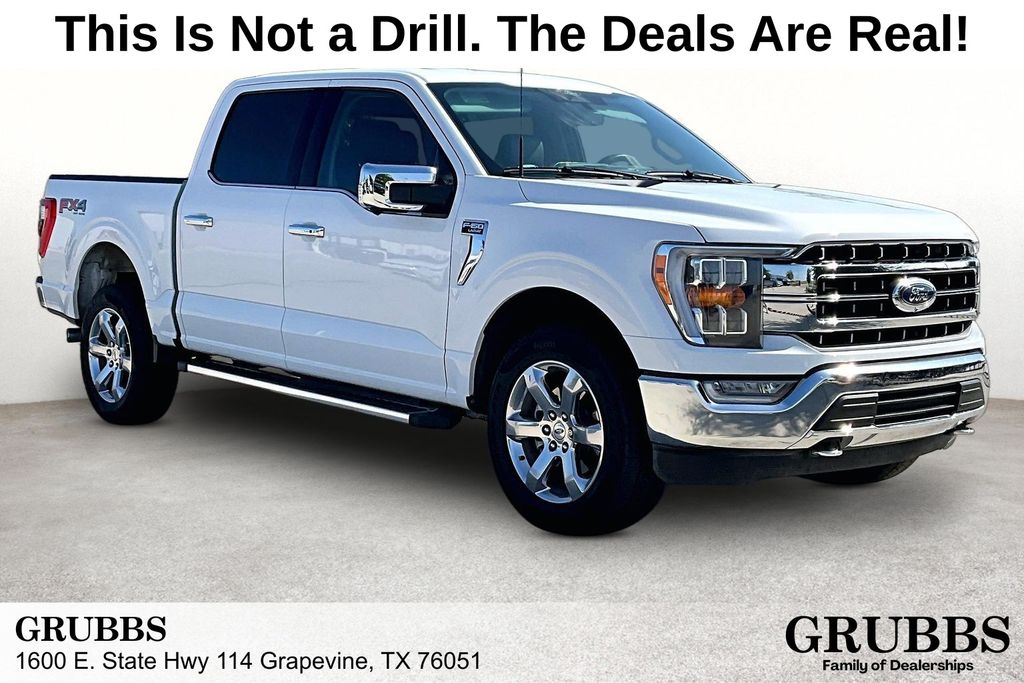 Oxford White 2022 Ford F-150 Pickup Truck Four-Wheel Drive Automatic