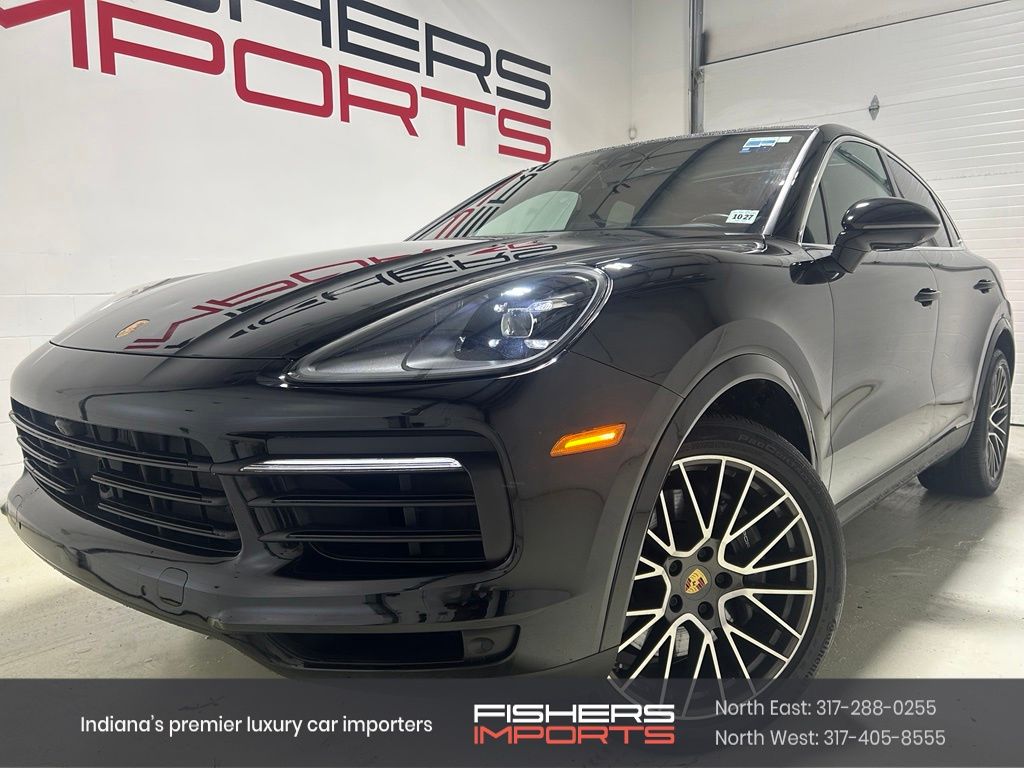 Black 2022 Porsche Cayenne Coupe AWD Coupe All-Wheel Drive 8-Speed Automatic