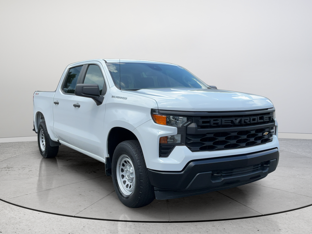 Summit White 2023 Chevrolet Silverado 1500 Pickup Truck Four-Wheel Drive Automatic